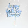 Personalised Birthday Cake Topper, thumbnail 2 of 3