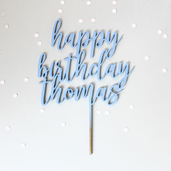 Personalised Birthday Cake Topper, 2 of 3