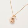 Sea Snail Shell And Pearl Short Necklace, thumbnail 1 of 6