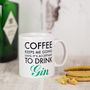 Personalised Prosecco Mug 'Acceptable To Drink', thumbnail 5 of 6