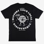 Support Your Local Discotheque Unisex Black T Shirt, thumbnail 2 of 2