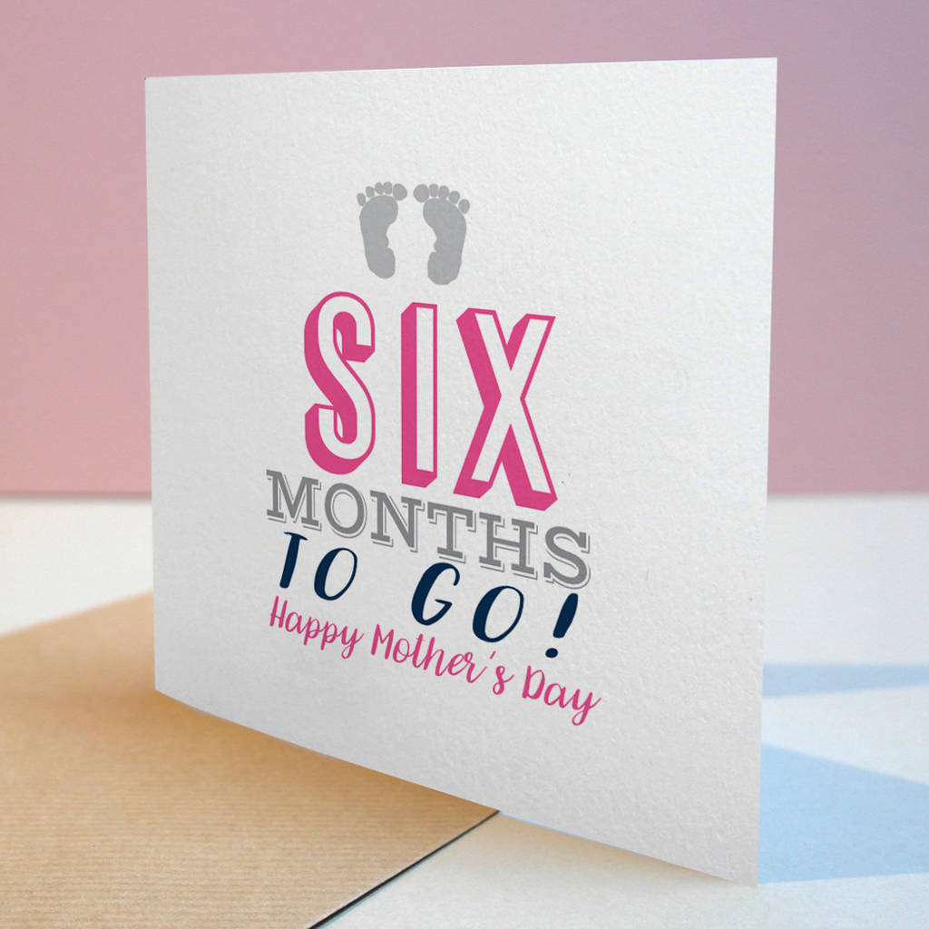 typographic mum to be card by letterfest | notonthehighstreet.com