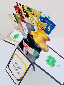 Dublin Themed 3D Birthday Card, 3 of 6