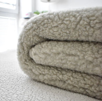 Wool 200x200 Large Blanket/ Throw, 3 of 6