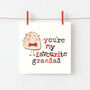 You're My Favourite Grandfather Personalised Card, thumbnail 1 of 3