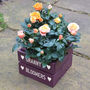 Personalised Mini Wooden Planter Gardening Gift, thumbnail 2 of 5