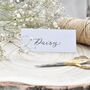 Personalised Calligraphy Wedding Place Name Card, thumbnail 7 of 7