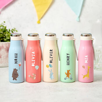 Back To School Animal Stainless Steel Bottle Gift, 4 of 6