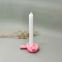 Knot Dinner Candle Holder And Pink Candlestick Holder, thumbnail 3 of 11