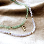 Personalised Layered Gemstone Bead Necklace, thumbnail 4 of 10