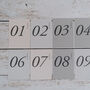 Sarah Table Numbers, thumbnail 2 of 4