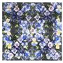 Pansy Floral Square Silk Scarf, thumbnail 5 of 8