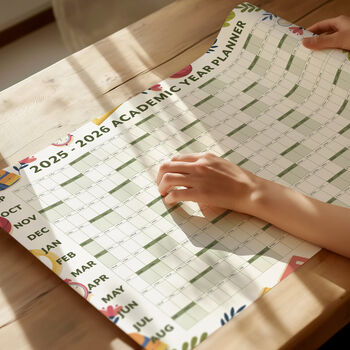 Large Academic Student Wall Planner 2025 2026, 4 of 8