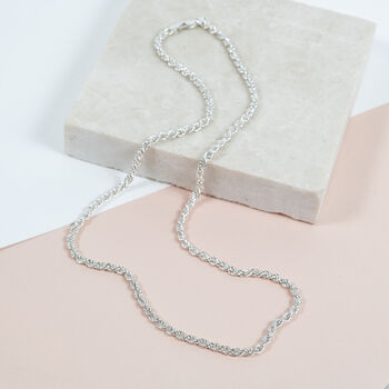 Alhambra Sterling Silver Rope Chain, 2 of 4