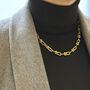 Gold Chain Necklace Chunky Link 18k Statement Piece, thumbnail 1 of 6
