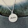 Travel Safe Personalised St Christopher Silver Charm, thumbnail 6 of 10