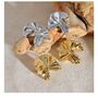 Monaco Fl’or Gold Botanical Flower Petal Charm Earrings, thumbnail 3 of 3