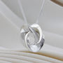 Personalised Interlinking Love Locket Necklace, thumbnail 10 of 12