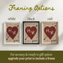 Personalised Forever Heart Couple's Initials Print, thumbnail 5 of 11