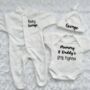 Personalised Premature Baby Clothes | Tiny Baby Gifts, thumbnail 1 of 5