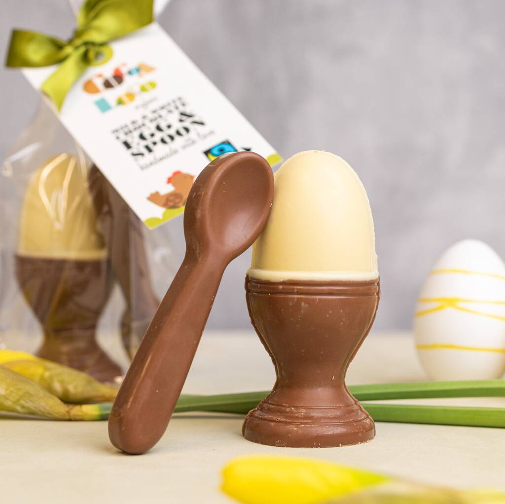 Chocolate Egg And Spoon