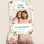 Hen Party White Roses Sign And Photobooth Frame, thumbnail 3 of 4