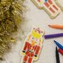 Nutcracker Christmas Eve Gift Biscuit Decorating Kit, thumbnail 9 of 10
