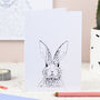 Personalised Rabbit Birthday Card, thumbnail 4 of 8