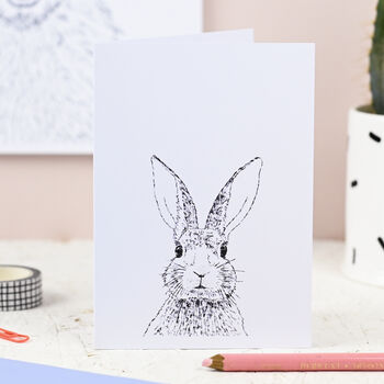 Personalised Rabbit Birthday Card, 4 of 8
