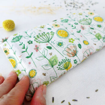 Floral Meadow Lavender Eye Pillow, 3 of 6