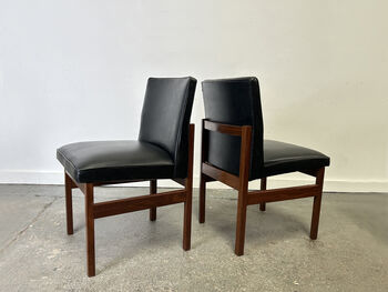 Four Mid Century 1960s Dining Chairs By Vanson, 5 of 12