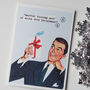 Funny Retro Christmas Card For Dad, thumbnail 1 of 4