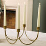 Gold Wave Four Section Candle Holder, thumbnail 1 of 5