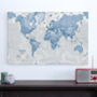 World Is Art Canvas Map Prints, thumbnail 2 of 9