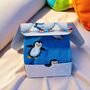 Penguin Style Socks Gift Box – Blue Socks With Gift Tag For Adults, thumbnail 10 of 11