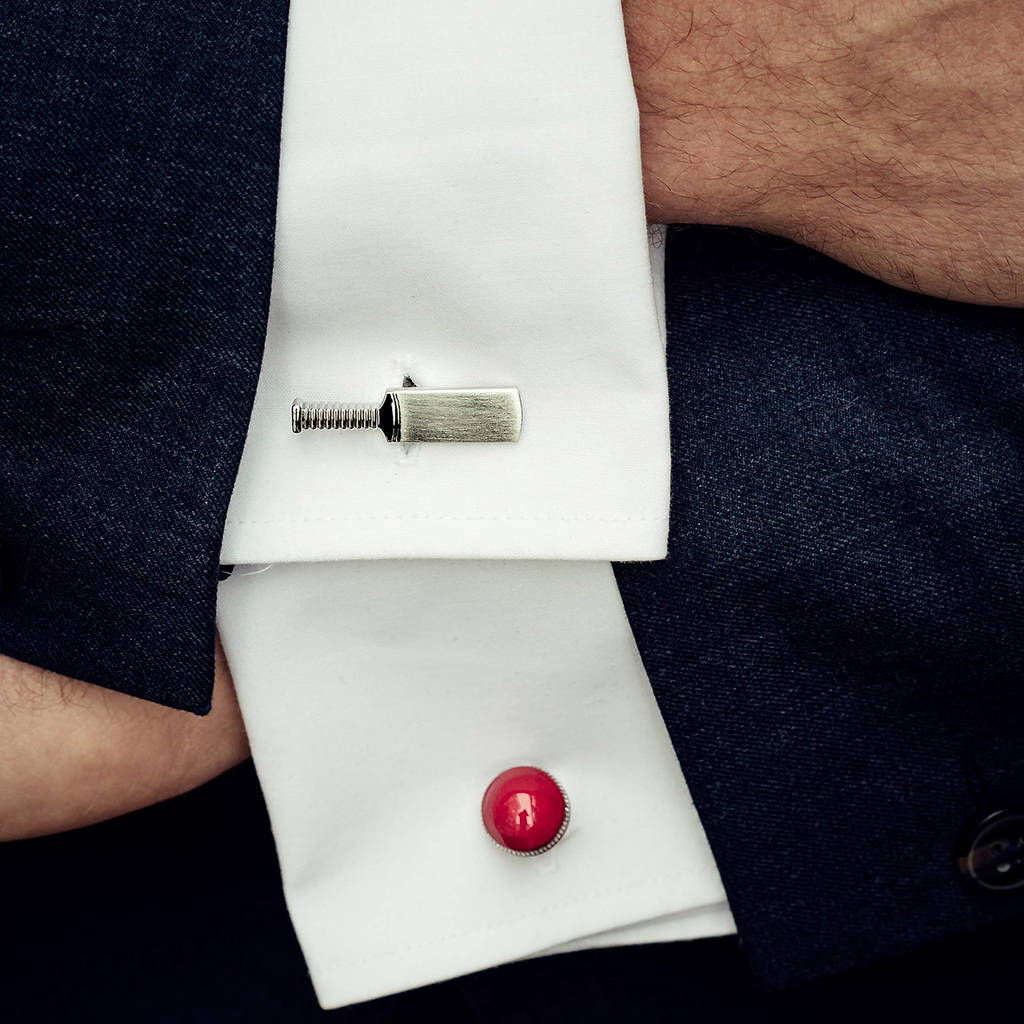 Image of Stylish Cricket Cufflinks