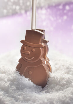 Snowman Hot Chocolate Stirring Sticks Two Pack, 2 of 4