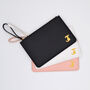 Leather Look Pouch Bags With Gold Dog Emblem, thumbnail 1 of 3
