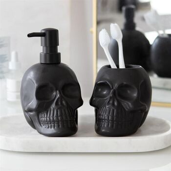 Black Skull Soap Dispenser, 3 of 4