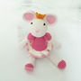 Hand Crochet Princess Mouse, thumbnail 2 of 3