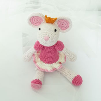 Hand Crochet Princess Mouse, 2 of 3