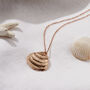 Personalised Clam Shell Necklace, thumbnail 5 of 9