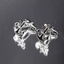 Anchor Silver Cufflinks Gift For Men 316 L Stainless Steel Nautical Accessory, thumbnail 5 of 6