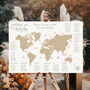 Wedding World Map Destination Table Plan, thumbnail 5 of 8