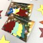 Set Of Four Leather Star Decorations/Gift Tags, thumbnail 6 of 7