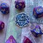Customisable Dice D20 Enamel Pins, thumbnail 6 of 6