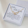 Mother Of The Bride Necklace – Wedding Gift For Mum, Thank You Jewellery,Wedding Gift From Daughter, thumbnail 1 of 7