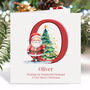 Personalised Red Initial Christmas Card, thumbnail 6 of 9