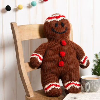 Gingerbread Man Knitting Kit, 5 of 11