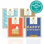 'Happy Birthday' Love Cocoa Chocolate Letterbox Bundle, thumbnail 6 of 7